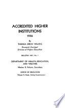 Accredited Higher Institutions
