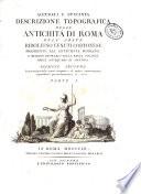 Accurata e succinta descrizione topografica delle antichità di Roma dell'abate Ridolfino Venuti cortonese ..