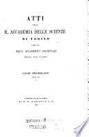 Acta Academiae Scientiarum Taurinensis