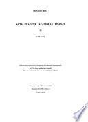 Acta graduum Academiae Pisanae: 1700-1737