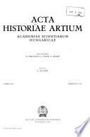 Acta historiae artium