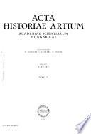 Acta Historiae Artium