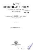 Acta Historiae Artium
