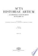 Acta Historiae Artium