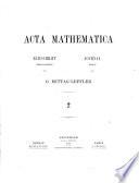 Acta Mathematica