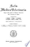 Acta medica veterinaria