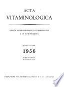 Acta vitaminologica