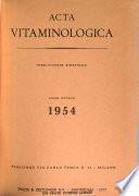Acta vitaminologica