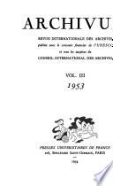 Actes Du ... Congrès International Des Archives