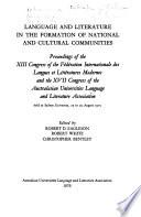 Actes Du ... Congres̀ de la Fédération Internationale Des Langues Et Littératures Modernes
