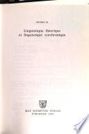 Actes du XVIIIe Congrès international de linguistique et philologie romanes: Linguistique théorique et linguistique synchronique