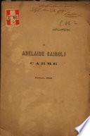 Ad Adelaide Cairoli carme Firenze 1868