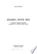 Adamo, dove sei?