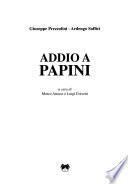 Addio a Papini