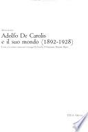 Adolfo De Carolis e il suo mondo (1892-1928)