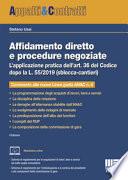 Affidamento diretto e procedure negoziate