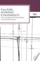 Aforismi e frammenti