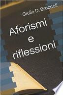 Aforismi e riflessioni