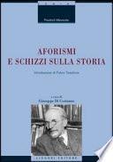 Aforismi e schizzi sulla storia