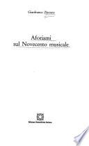 Aforismi sul Novecento musicale