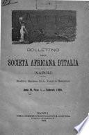 Africa bollettino della Società africana d'Italia