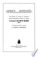 Africa overo Barbaria