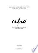 Afro: Disegni dal 1932 al 1947