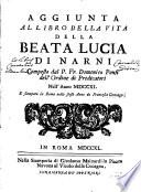 Aggiunta al Libro della Vita della beata Lucia di Narni