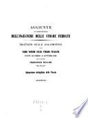 Aggiunte al portafoglio dell'ingegnere delle strade ferrate ... spiegazione dettagliata delle tavole ; appendice