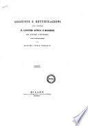 Aggiunte e rettificazioni all' opera Il costume antico e moderno di tutti i popoli cogli analoghi disegni del dottore Giulio Ferrario