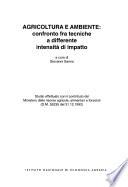 Agricoltura e ambiente