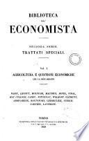 Agricoltura e quistioni economiche che la riguardano Passy ... [et al.]