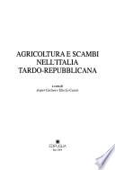 Agricoltura e scambi nell'Italia tardo-repubblicana