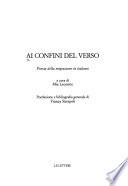 Ai confini del verso