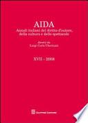 Aida. Annali italiani del diritto d'autore, della cultura e dello spettacolo (2008)