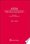 Aida. Annali italiani del diritto d'autore, della cultura e dello spettacolo (2010)