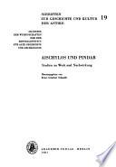 Aischylos und Pindar