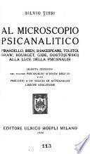 Al microscopio psicanalitico