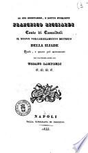 Al suo spontaneo e dotto evergete Francesco Ricciardi conte di Camaldoli Il *nuovo volgarizzamento metrico della Iliade quale e quanto può monumento del gratissimo animo suo Urbano Lampredi