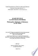 Alain de Lille, le docteur universel