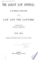 Albany Law Journal