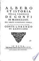 Albero Et Istoria Della Famiglia De Conti Di Marsciano