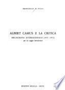 Albert Camus e la critica