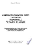 Albert Einstein e Olinto De Pretto