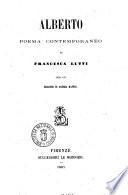 Alberto poema contemporaneo di Francesca Lutti
