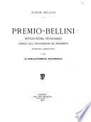 Album Bellini. Premio Bellini