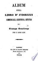 Album, ossia Libro d'indirizzi commerciale, scientifico, artistico per l'anno 1856
