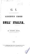 Alcune idee sull' italia di Giuseppe Budini