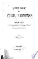 Alcune pagine di storia parmense