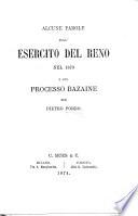 Alcune Parole sull'esercito del Reno nel 1870, e sul processo Bazaine